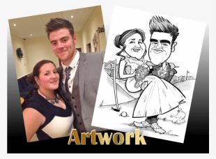 The Wedding Artist Stylish Caricature Artist For Hire - Poster