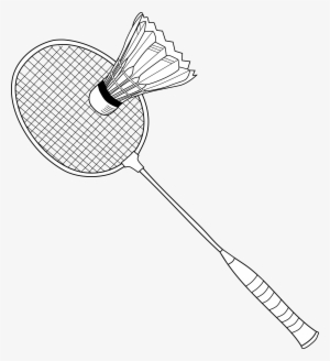 Badminton Coloring Page