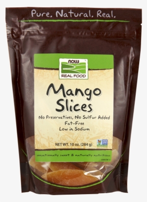 Mango Slices - Now Foods, Real Food, Mango Slices, 10 Oz (284 G)