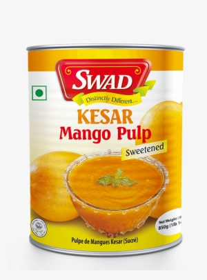 Swad Kesar Mango Pulp Sweetened, 850g