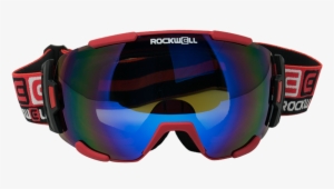 Red W/flash Blue Lens - Lens