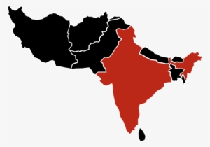 India - Asia Pacific Map Transparent