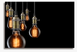 Vintage Light Bulbs Background