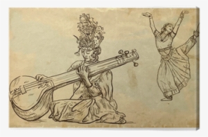 Indian Beauty Playing The Tanpura And The Other Beauty - John Noa Elixir Super Berries Vol 44 250ml Energy Boost