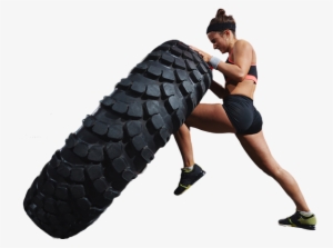 View Our Gym - Tyre Pushing Exercise Png