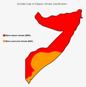 Somalia Map Of Köppen Climate Classification - Somalia Biome Map