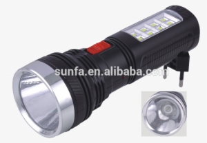 Yj-227 Smd Rechargeable Led Torch Flashlight With Brazil - Flashlight