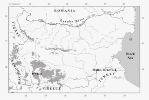 Localities Of New Taxa In Bulgaria - Atlas