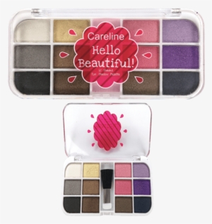 Hello Beautiful 12 Shades Eyeshadow Palette - Careline Eyeshadow Hello Beautiful