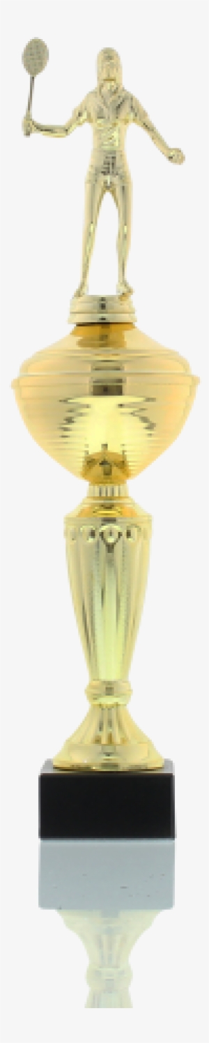 Badminton Player Female 36,0cm - Brass