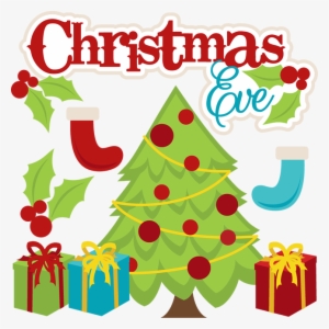 Christmas Eve Svg Cutting Files For Scrapbooking Christmas - Clip Art
