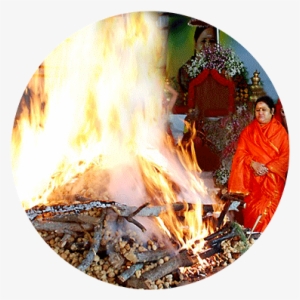 100,000 Ganesha Modaka Homa - Flame