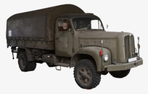 Old, Truck, Military, Vehicle, Transport - Army Truck Transparent Background