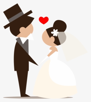 Groom Clipart Wedding Reception Couple - Bride And Groom Png