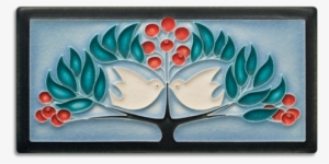 Lovebirds - Berry - Tile