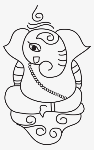 Drawing Ganesha Line - Ganesha