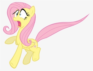 Fluttershy, Safe, Scared, Simple Background, Terror, - Mlp Fluttershy Afraid