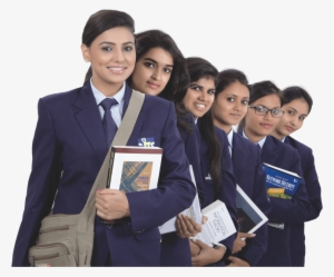 Indian School Students Png Download - College Students In Uniform