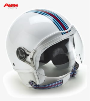 But For Sure I Like A Lot The Graphic - Motorcycle Helmet Martini Racing M White