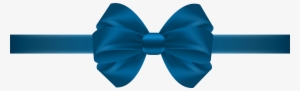 Blue Gift Bow Png Download - Red Bow Transparent Png