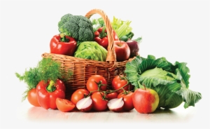 Following - Basket Of Vegetables Clipart