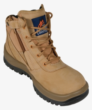 Wheat Zip Side Ankle Safety - Steel Cap Mongrel Boot