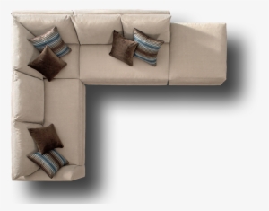 Mulholland Preview Furniture Layout, Furniture Plans, - L Couch Top View