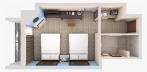 View 3d Floor Plans - Fireplace Top View Png