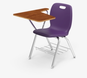 Zoom In - Lorell Tablet Arm Study Top Student Combo Desk - Tubular