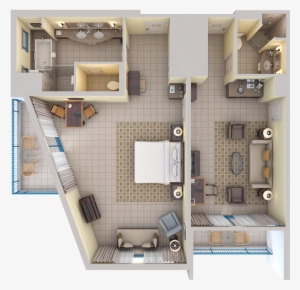 View 3d Floor Plans - Floor Top View Png