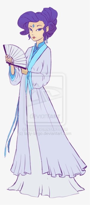 Lady-largo, Bindi, China, Chinese, Fan, Hanfu, History, - Rarity