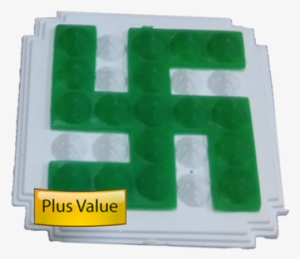 Green Vastu Swastik Pyramid 2 Pair Vastu Fengshui Product - Vastu Fengshui