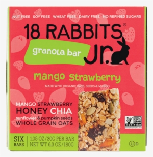 18 Rabbits, Granola Bar, Mango Strawberry - 6 Bars
