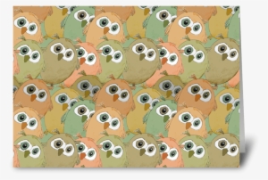 Happy Birthday Owls Greeting Card - Greeting Card