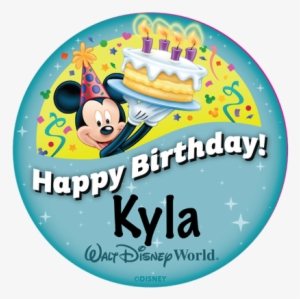 20 Mar - Disney World Birthday Button 2018