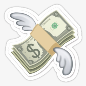 Flying Money Emoji Flying Money Emoji - Emojis De Whatsapp Dinero
