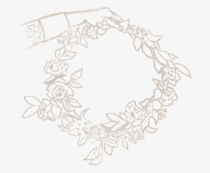 Flower Crown Drawing Png - Small Flower Crown Drawing