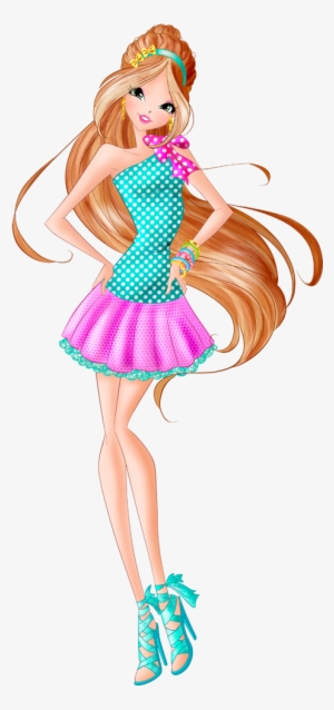 World Of Winx Chef Chic Flora Strawberry Outfit Png - World Of Winx Chef Chic