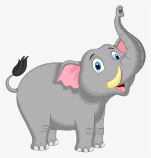 Svg Library Download Cartoon Png - Cartoon Elephant