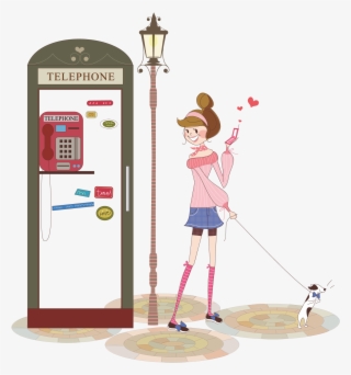 Telephone Booth Free Png Image1 - Vector
