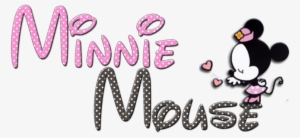Minnie Mouse Png - Minnie Mouse En Letras