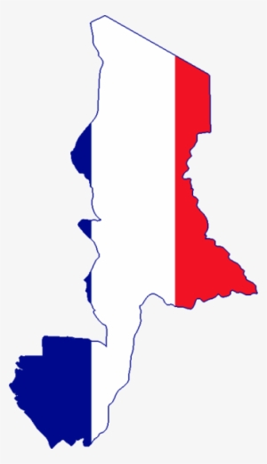 Flag Map Of French Equatorial Africa - Flag Of French Equatorial Africa