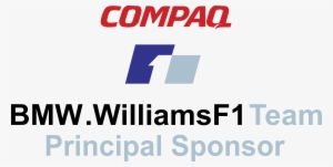 Bmw Willians F1 Logo - Compaq