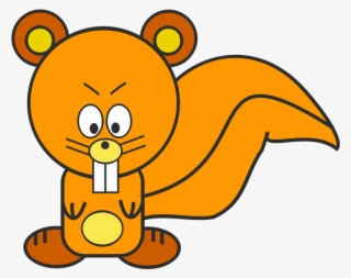 Cartoon Squirrel Svg Clip Arts 600 X 475 Px