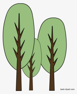 Tall Trees Free Clip Art - Clip Art