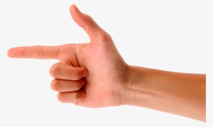 Finger Png Image - Hand In Shape Of Gun
