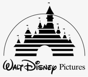 Disney Castle Logo Black And White Png - Disney Logo Castle Png
