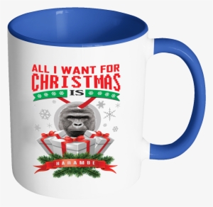 All I Want For Christmas Is Harambe Ugly Christmas - 5'x7'area Rug