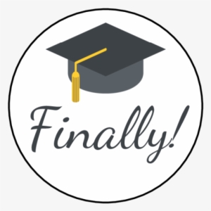 Ol325 - 1 - 67" Circle - "finally " Graduation Circle - Graduation Ceremony