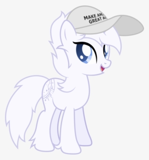 Fuzzybrushy, Donald Trump, Hat, Make America Great - Horse